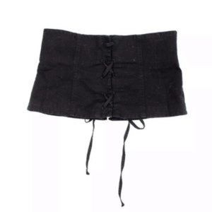 Aritzia WILFRED Carolus Denim Corset Belt